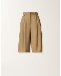 Fabiana Filippi - Fluid Linen And Viscose Bermuda Shorts - Lyst