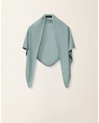 Fabiana Filippi - Wool And Silk Triangle Scarf With Sequins - Lyst