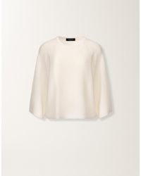 Fabiana Filippi - Cotton And Linen Cape With Sequins - Lyst