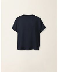 Fabiana Filippi - Ribbed Cotton Jersey T-Shirt - Lyst