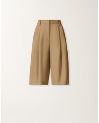 Fabiana Filippi - Fluid Linen And Viscose Bermuda Shorts - Lyst