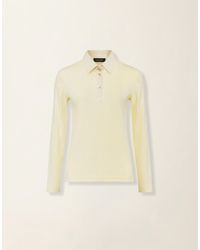 Fabiana Filippi - Ribbed Cotton Jersey Long-Sleeved T-Shirt - Lyst