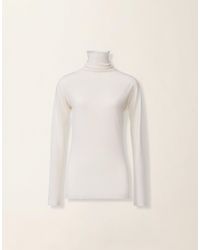Fabiana Filippi - Turtleneck Cashmere And Silk Sweater - Lyst
