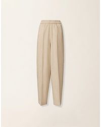 Fabiana Filippi - Wide-Leg Flannel Trousers - Lyst