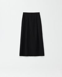 Fabiana Filippi - Viscose Linen Skirt With Waist Darts - Lyst