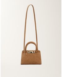 Fabiana Filippi - Petit Sac À Main En Daim, Osier - Lyst