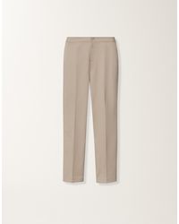 Fabiana Filippi - Hose Montefalco Aus Baumwollgabardine, Schlammbraun - Lyst