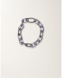 Fabiana Filippi - Smoky Plexi Chain Necklace With Filo Diamante - Lyst