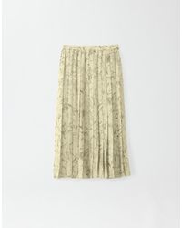 Fabiana Filippi - Printed Pleated Chiffon Wrap Skirt - Lyst