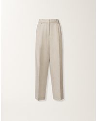 Fabiana Filippi - Fil Coupé Drop Tailoring Pants, Ice - Lyst