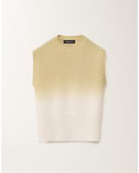 Fabiana Filippi - Gradient Platinum Vest Top, Aloe - Lyst