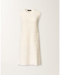 Fabiana Filippi - Cotton Tweed Dress With Sequins - Lyst