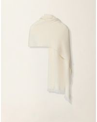 Fabiana Filippi - Wool And Cashmere Scarf With Lurex - Lyst