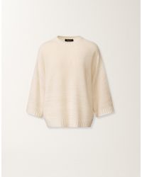 Fabiana Filippi - Platinum T-Shirt With Lurex, Raffia - Lyst