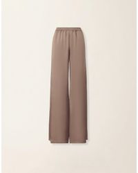 Fabiana Filippi - Wide-Leg Enver Satin Trousers - Lyst