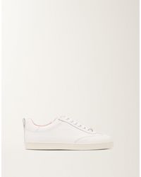 Fabiana Filippi - Grain Leather Sneakers, Optic - Lyst