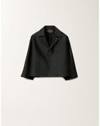【FABIANA FILIPPI】ミカドコットン&シルクジャケット Fabiana Filippi Cotton And Silk Mikado Jacket, Vanilla in