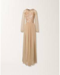 Fabiana Filippi - Pleated Tulle Dress, Maple - Lyst