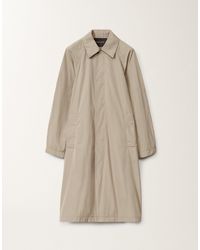 Fabiana Filippi - Trenchcoat Aus Micro-Faille, Schlammbraun - Lyst