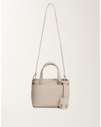 Fabiana Filippi - Medium Grained Leather Handbag, Marble - Lyst