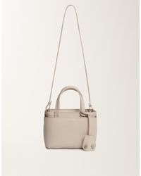 Fabiana Filippi - Medium Grained Leather Handbag, Marble - Lyst