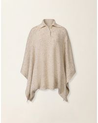 Fabiana Filippi - Donegal Yarn Cape With Lurex - Lyst