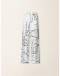Fabiana Filippi - Silk Twill Trousers - Lyst