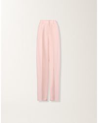 Fabiana Filippi - Fluid Linen And Viscose Trousers - Lyst