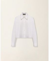 Fabiana Filippi - Cropped Poplin Shirt - Lyst