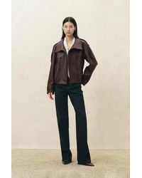 Fabrique - Hélène Textured Stand Collar Jacket - Lyst