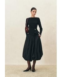 Fabrique - Freya Waist Knot Metal Buckle Top - Lyst