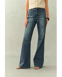 Fabrique - Sita French Style Denim Flare Jeans - Lyst