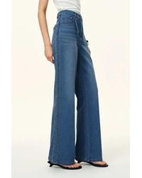 Fabrique - Billie Hand Braided Straight Leg Jeans - Lyst