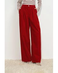 Fabrique - Honora Pleated Wide Leg Pants - Lyst