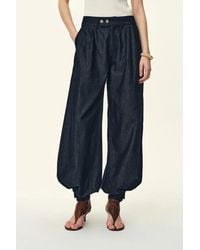 Fabrique - Bonnie Handwork Pleats Balloon Jeans - Lyst