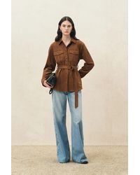 Fabrique - Rae Belted Safari Shirt - Lyst