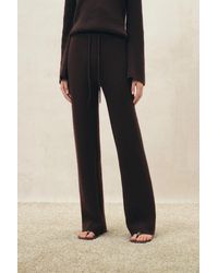 Fabrique - Brynn Drawstring Wide Leg Pants - Lyst