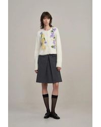 Fabrique - Cymbidium Hand Embroidered Flora Cardigan - Lyst
