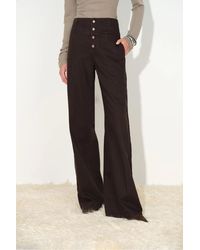 Fabrique - Lim Tape Trim Wide Leg Jeans - Lyst
