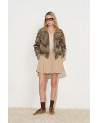Fabrique - Rosemary Reversible Plaid Fleece Jacket - Lyst