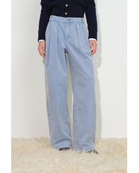 Fabrique - Honora Pleated Wide Leg Pants - Lyst