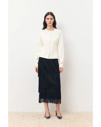 Fabrique - Lea Gigot Sleeves Cardigan - Lyst