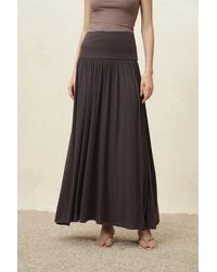 Fabrique - Nemesis Drapy Ruched Skirt - Lyst