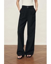 Fabrique - Ronan Belt-Detail Tailored Trousers - Lyst