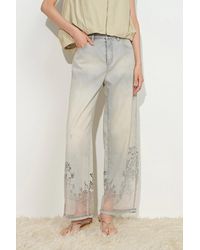 Fabrique - Ariel Straight Cropped Jeans - Lyst
