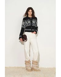 Fabrique - Eira Snowflake Fair Isle Cardigan - Lyst