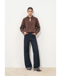 Fabrique - Jessica Vintage Polo Neckline Sweater - Lyst