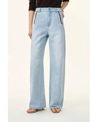 Fabrique - Luna Patchwork Soft Barrel Leg Jeans - Lyst