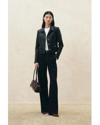 Fabrique - Shay Tailored Cropped Blazer - Lyst