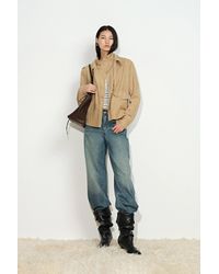 Fabrique - Arielle Layered Double Collar Jacket - Lyst